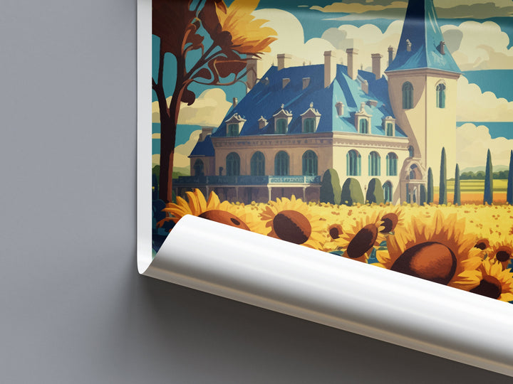 Loire Valley Travel Print Wall Art Loire Valley Wall Hanging Home Décor Loire Valley Gift Art Lovers France Art Lover Gift Loire Valley Art