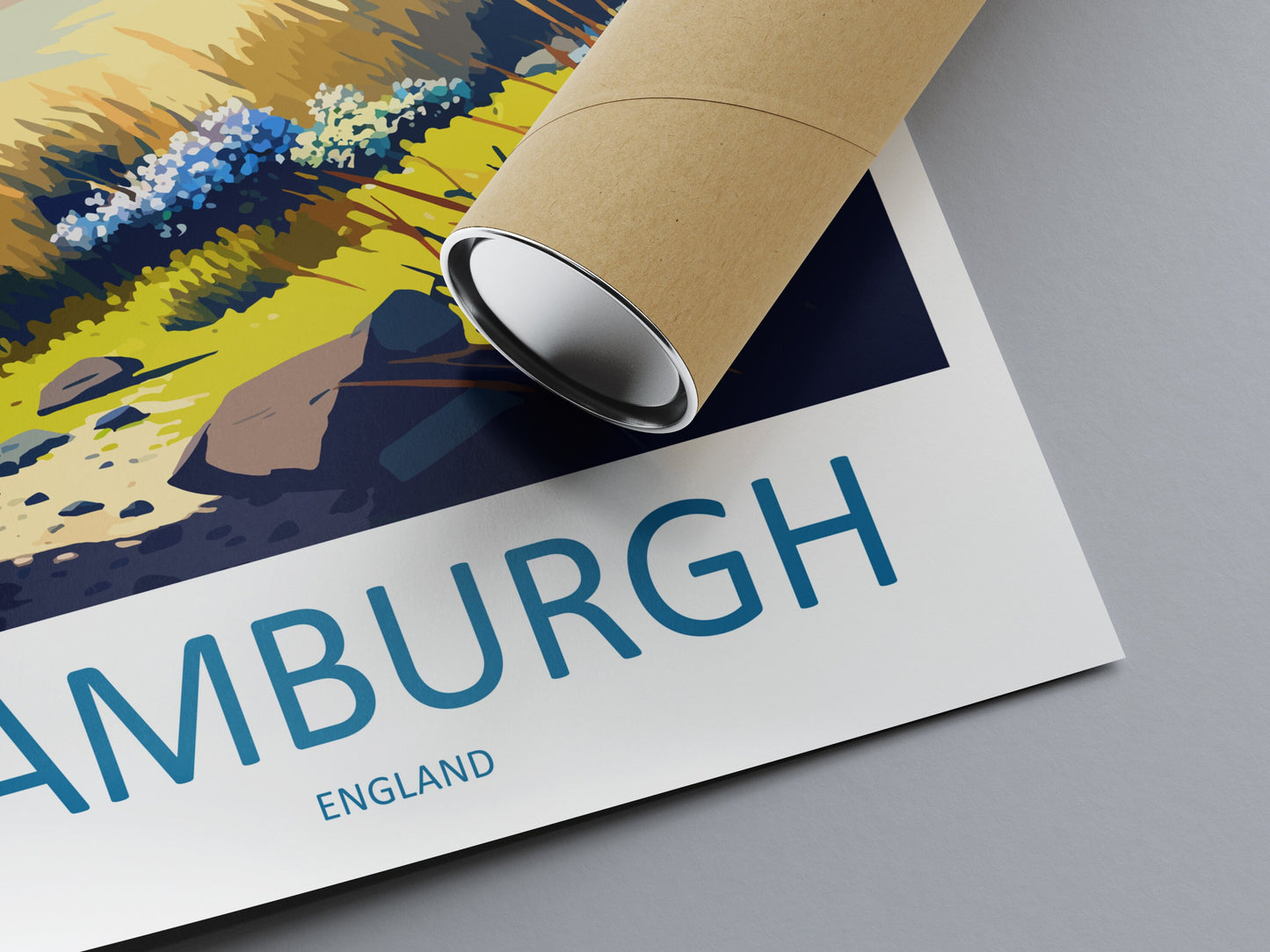Bamburgh Castle Travel Print Wall Art Bamburgh Castle Wall Hanging Home Décor Bamburgh Castle Gift Art Lovers England Art Lover Gift