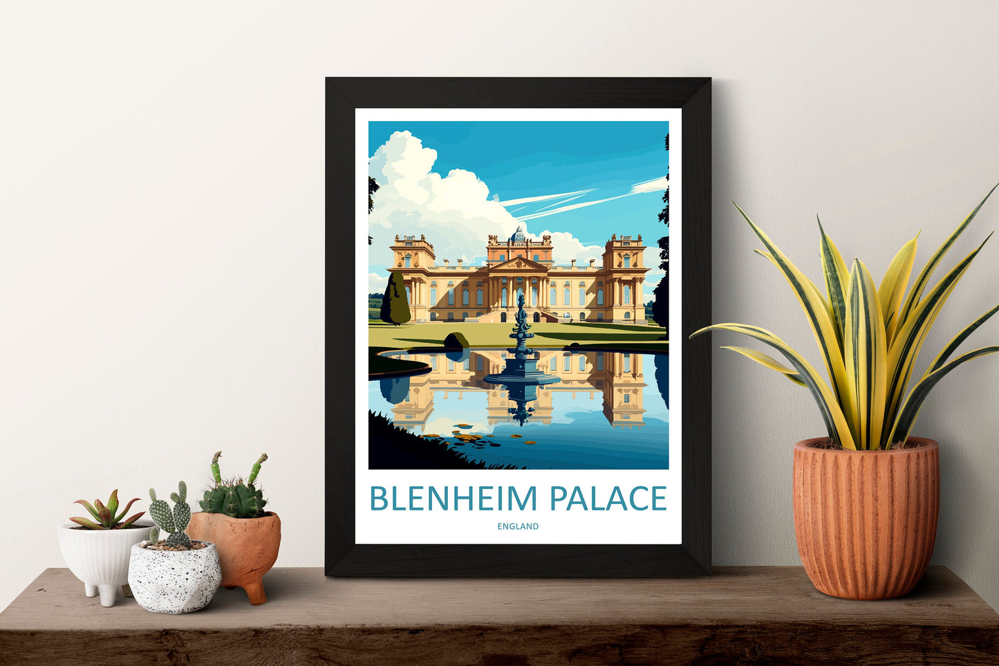 Blenheim Palace Travel Print Wall Art Blenheim Palace Wall Hanging Home Décor Blenheim Palace Gift Art Lovers England Art Lover Gift
