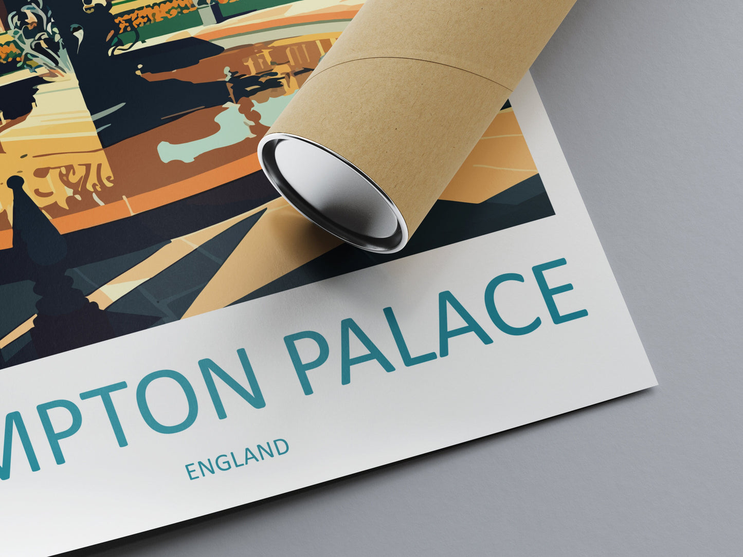 Hampton Palace Travel Print Wall Art Hampton Palace Wall Hanging Home Décor Hampton Palace Gift Art Lovers England Art Lover Gift