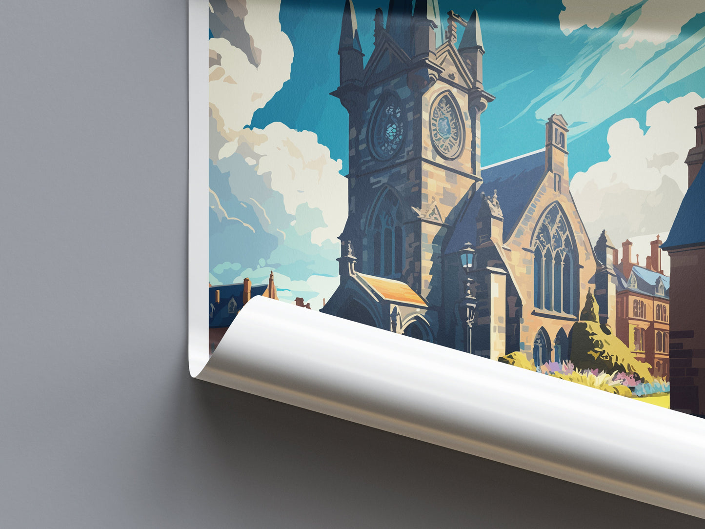 St Andrews Travel Print Wall Art St Andrews Wall Hanging Home Décor St Andrews Gift Art Lovers Scotland Art Lover Gift St Andrews Artwork