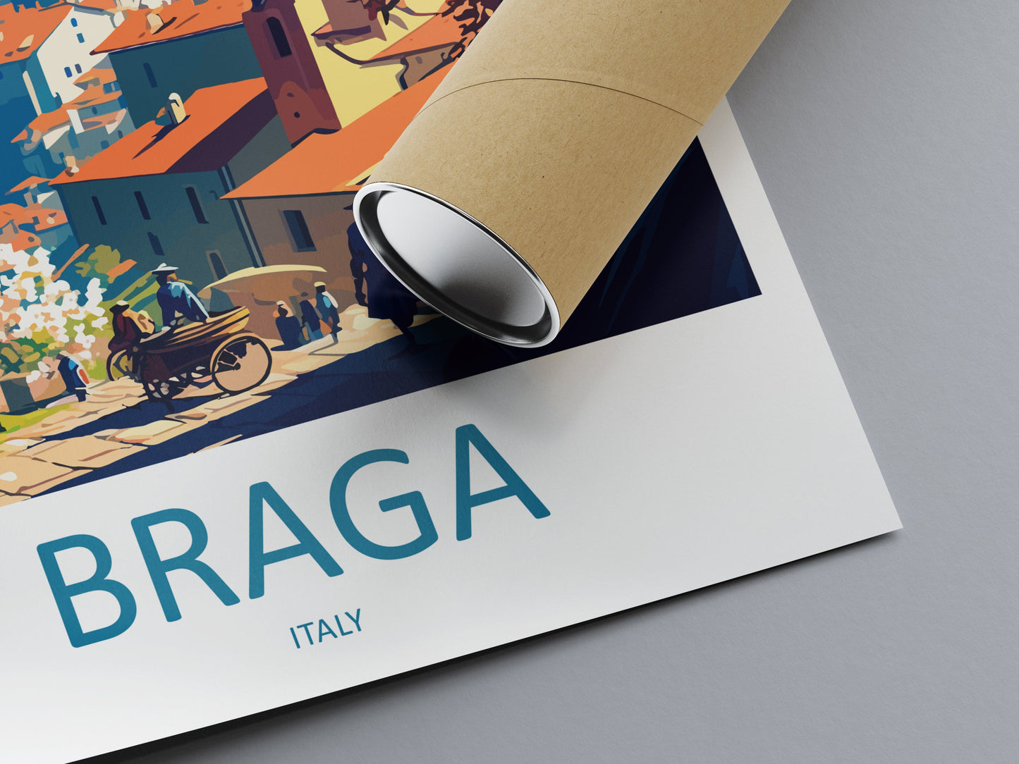 Braga Travel Print Wall Art Braga Wall Hanging Home Décor Braga Gift Art Lovers Italy Art Lover Gift Braga Print Braga Travel Gift Art