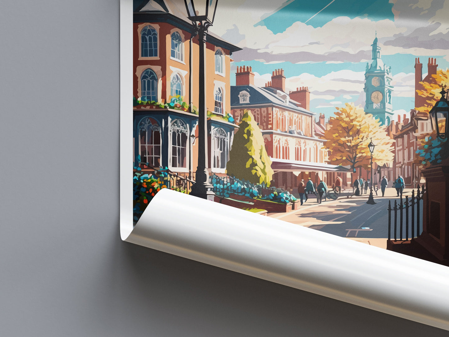 Shrewsbury Travel Print Wall Art Shrewsbury Wall Hanging Home Décor Shrewsbury Gift Art Lovers England Art Lover Gift Shrewsbury Travel Déco