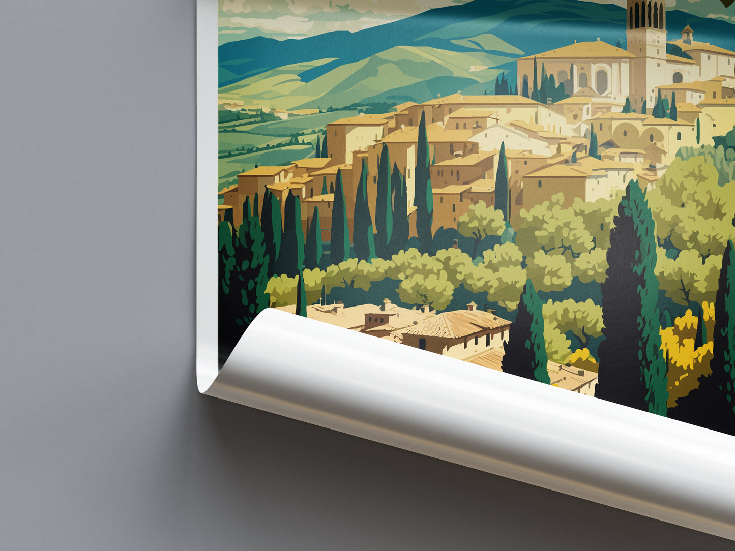Orvieto Travel Print Wall Art Orvieto Wall Hanging Home Décor Orvieto Gift Art Lovers Italy Art Lover Gift Orvieto Print Orvieto Travel Gift