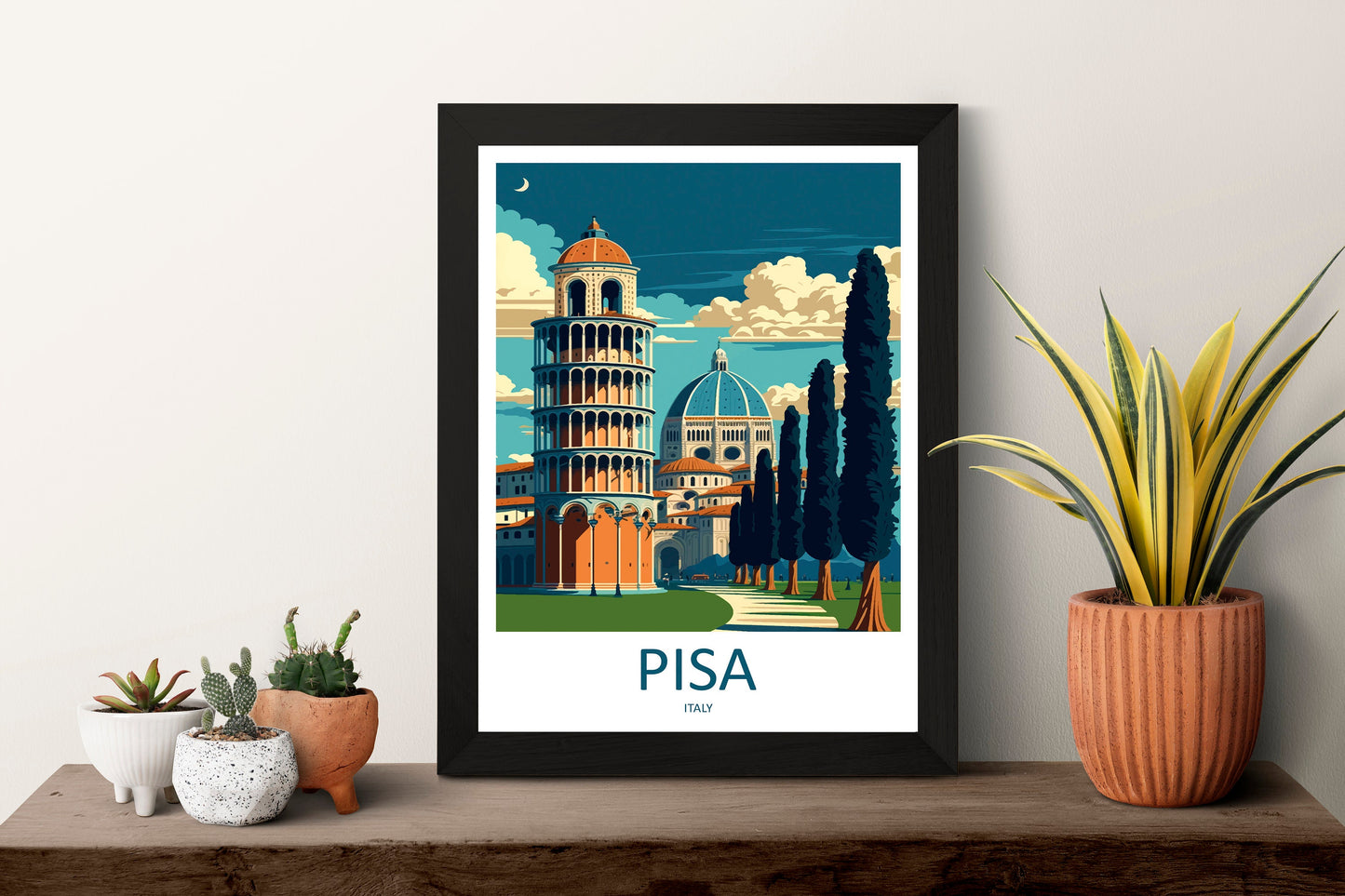 Pisa Travel Print Wall Art Pisa Wall Hanging Home Décor Pisa Gift Art Lovers Italy Art Lover Gift Pisa Print Pisa Travel Gift Poster