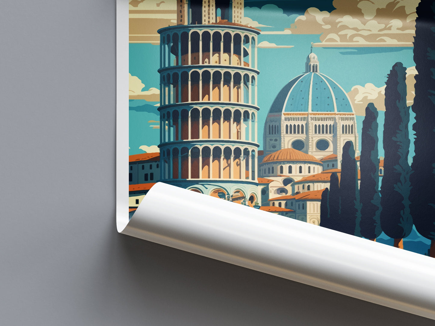 Pisa Travel Print Wall Art Pisa Wall Hanging Home Décor Pisa Gift Art Lovers Italy Art Lover Gift Pisa Print Pisa Travel Gift Poster