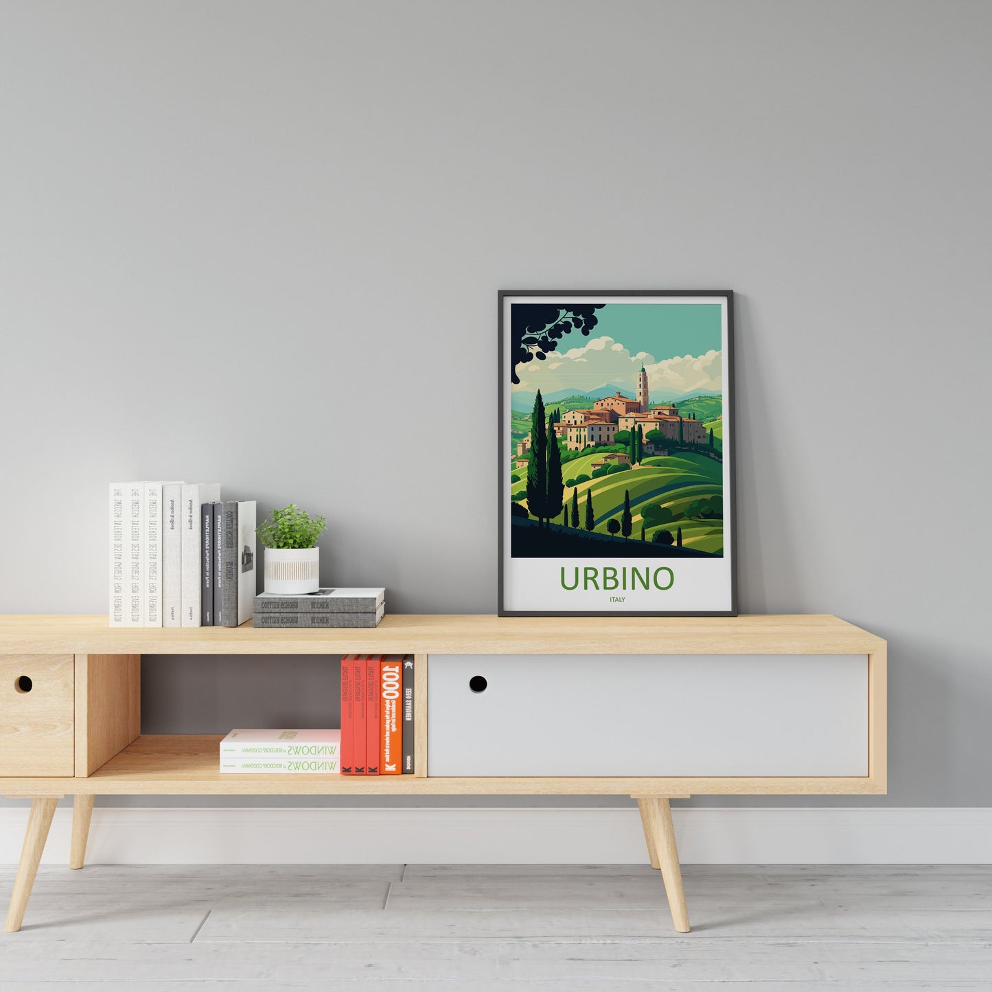 Urbino Travel Print Wall Art Urbino Wall Hanging Home Décor Urbino Gift Art Lovers Italy Art Lover Gift Urbino Print Urbino Italy Wall Print