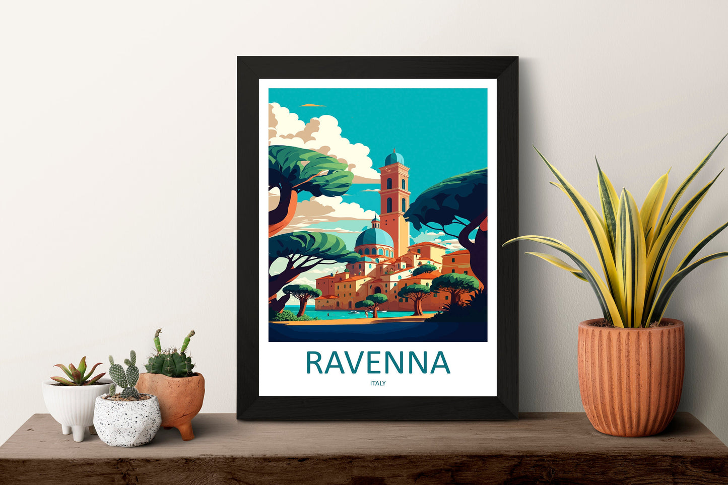 Ravenna Travel Print Wall Art Ravenna Wall Hanging Home Décor Ravenna Gift Art Lovers Italy Art Lover Gift Ravenna Print Ravenna Italy Art