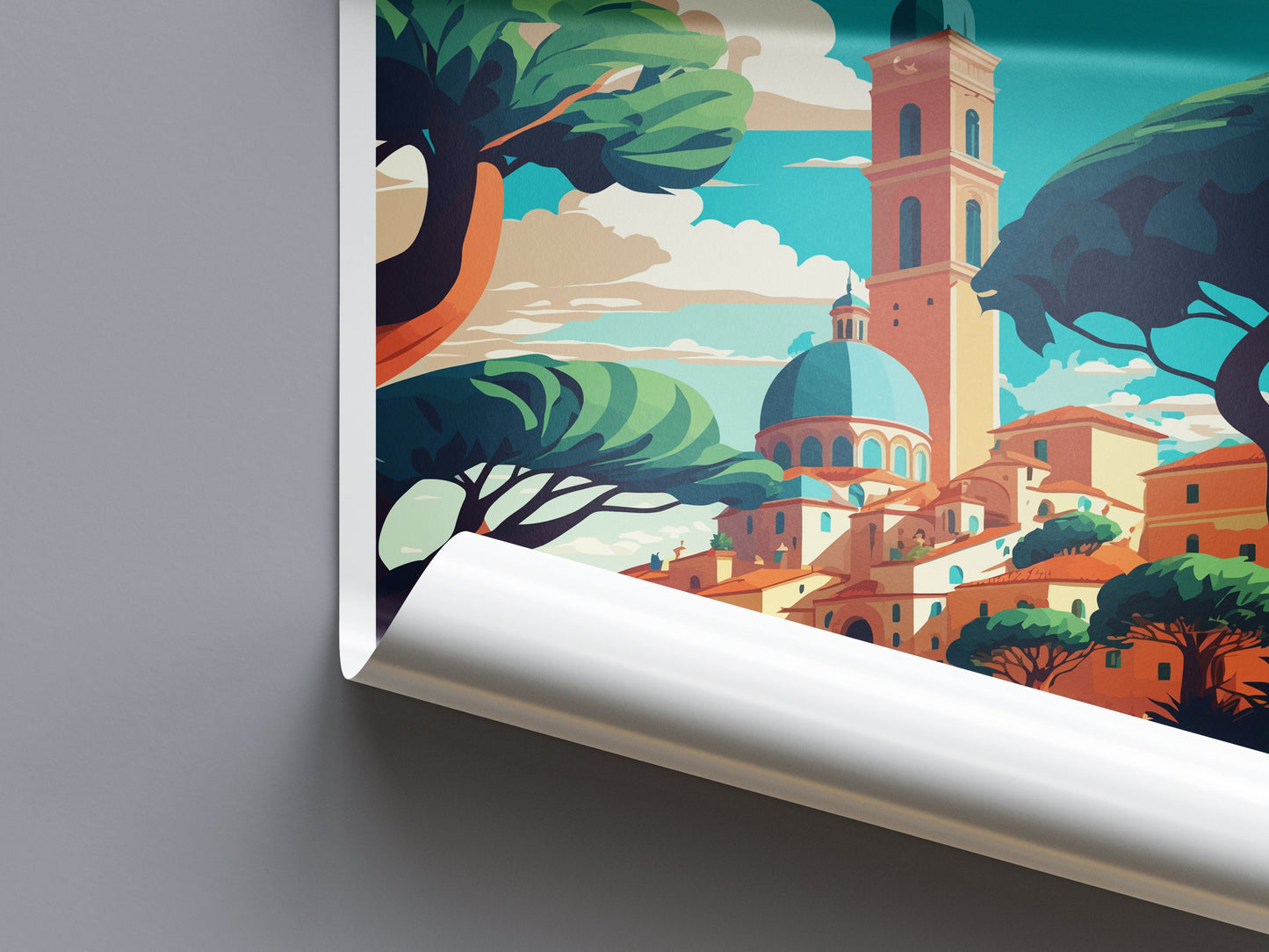 Ravenna Travel Print Wall Art Ravenna Wall Hanging Home Décor Ravenna Gift Art Lovers Italy Art Lover Gift Ravenna Print Ravenna Italy Art