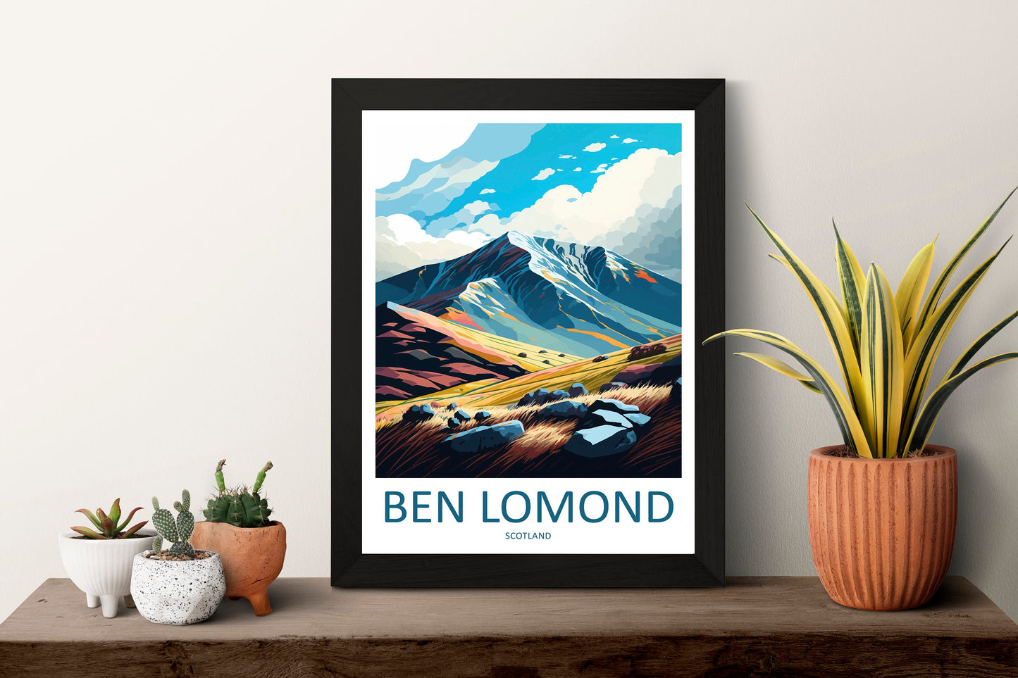Ben Lomond Travel Print Wall Art Ben Lomond Wall Hanging Home Décor Ben Lomond Gift Art Lovers Scotland Art Lover Gift Ben Lomond Artwork