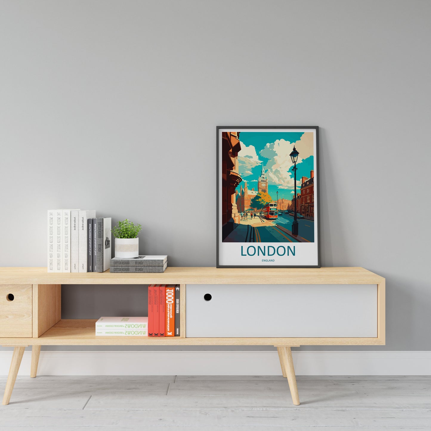 London Travel Print Wall Art London Wall Hanging Home Décor London Gift Art Lovers England Art Lover Gift London Travel Gift
