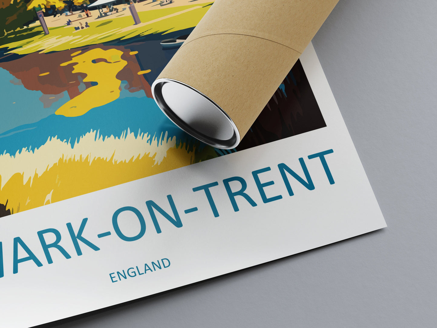 Newark-on-Trent Travel Print Wall Art Newark-on-Trent Wall Hanging Home Décor Newark-on-Trent Gift Art Lovers England Art Lover Gift