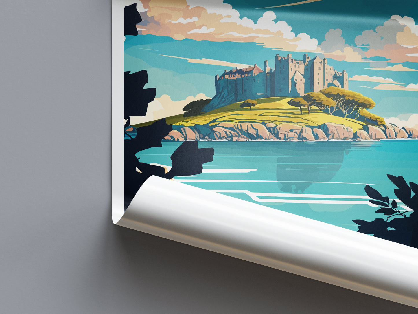 Penzance Travel Print Wall Art Penzance Wall Hanging Home Décor Penzance Gift Art Lovers England Art Lover Gift Penzance Travel Gift