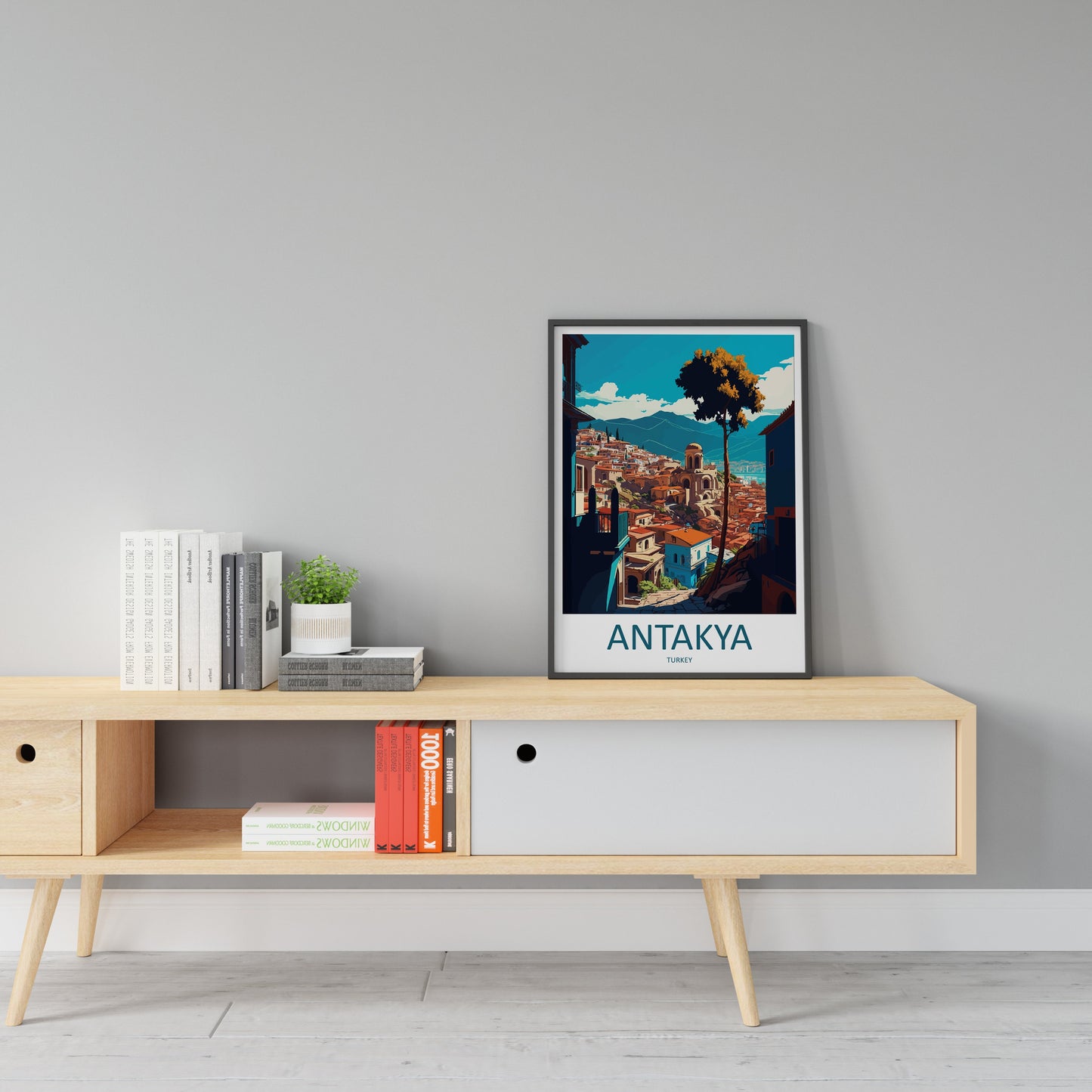 Antakya Travel Print Wall Art Antakya Wall Hanging Home Décor Antakya Gift Art Lovers Turkey Art Lover Gift Antakya City Turkey Travel Art