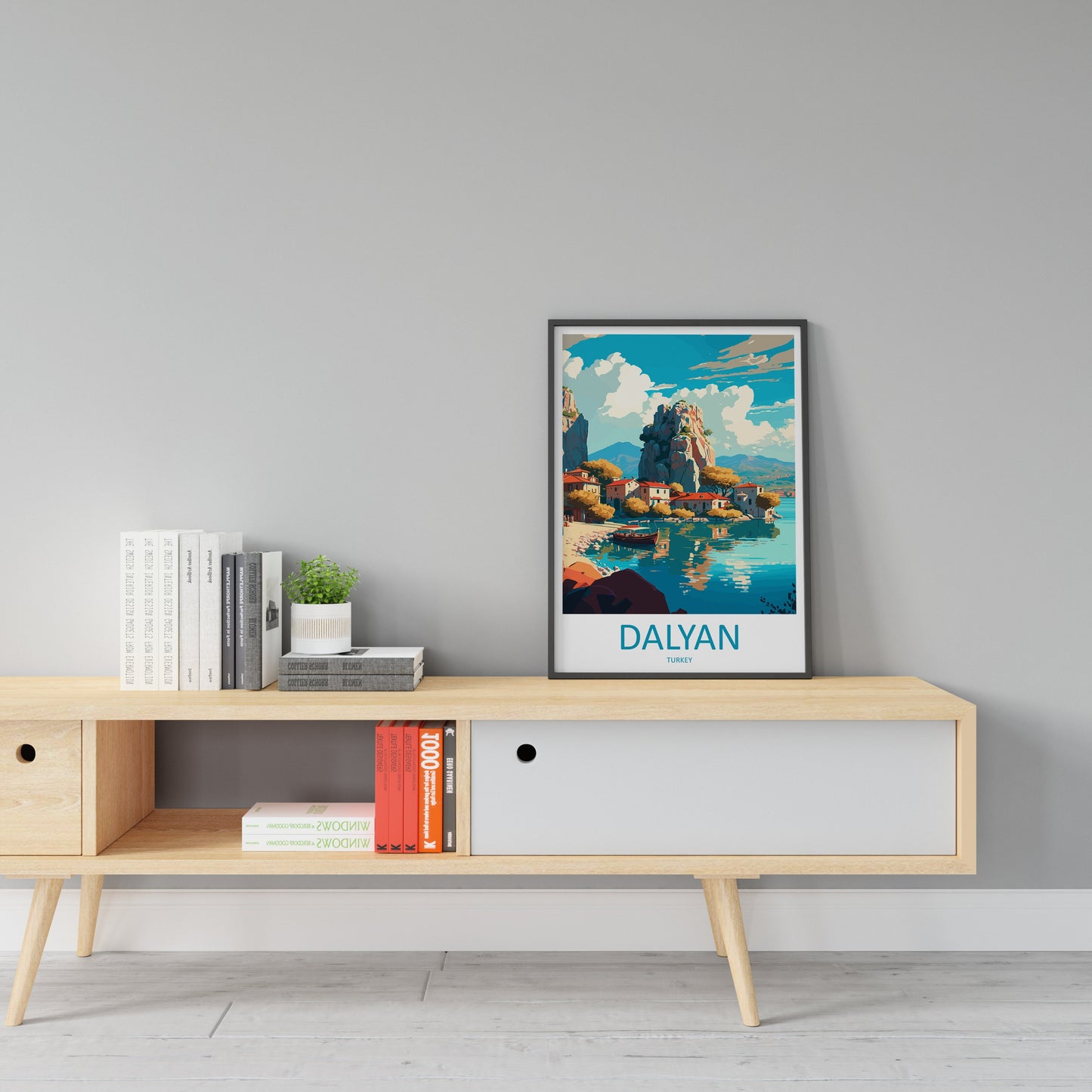 Dalyan Travel Print Wall Art Dalyan Wall Hanging Home Décor Dalyan Gift Art Lovers Turkey Art Lover Gift Dalyan City Turkey Travel
