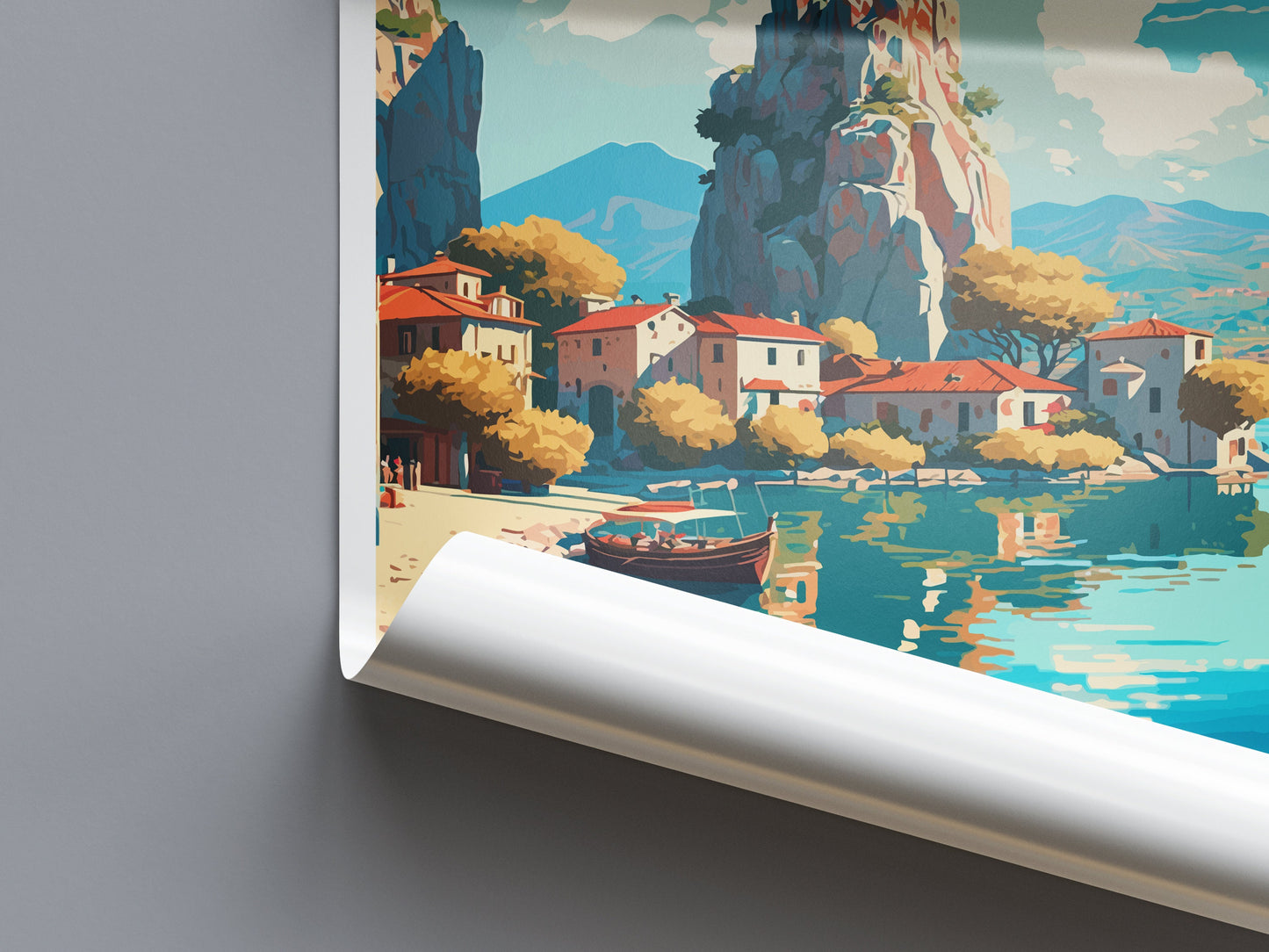 Dalyan Travel Print Wall Art Dalyan Wall Hanging Home Décor Dalyan Gift Art Lovers Turkey Art Lover Gift Dalyan City Turkey Travel