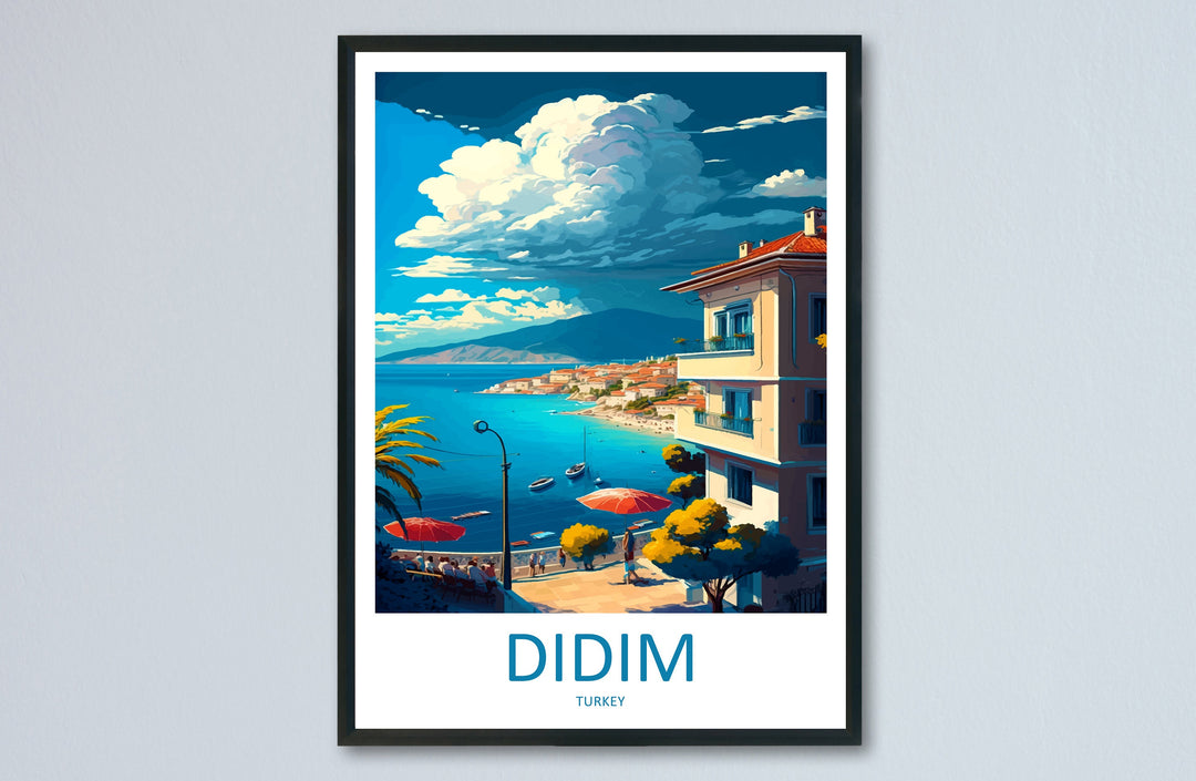 Didim Travel Print Wall Art Didim Wall Hanging Home Décor Didim Gift Art Lovers Turkey Art Lover Gift Didim City Turkey Travel