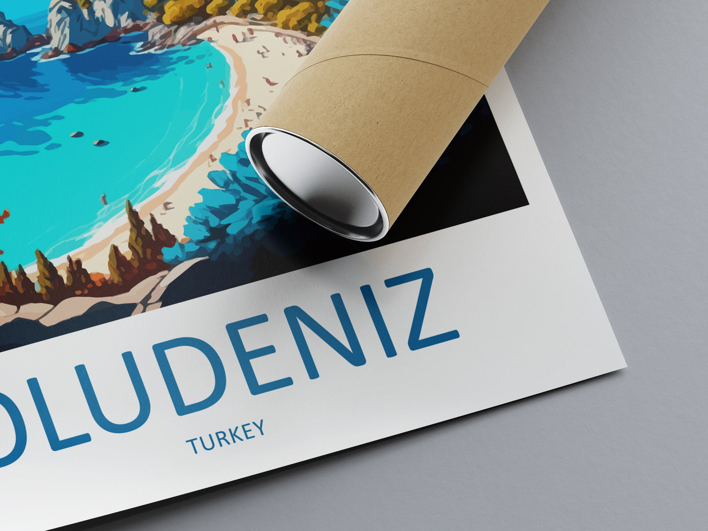 Ölüdeniz Travel Print Wall Art Ölüdeniz Wall Hanging Home Décor Ölüdeniz Gift Art Lovers Turkey Art Lover Gift Ölüdeniz City Turkey Travel