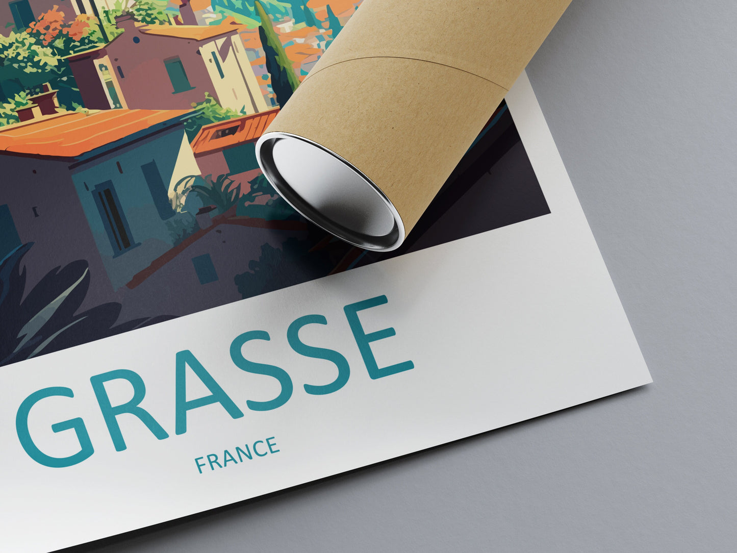 Grasse Travel Print Wall Art Grasse Wall Hanging Home Décor Grasse Gift Art Lovers France Art Lover Gift Grasse Print France Artwork Gift