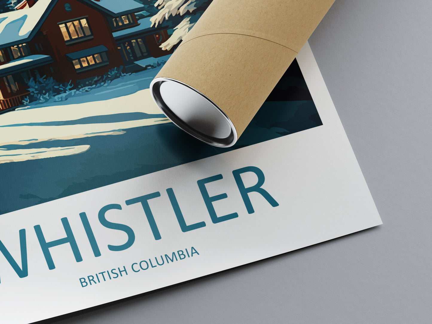 Whistler Travel Print Wall Art Whistler Wall Hanging Home Décor Whistler Gift Art Lovers Ski Art Lover Gift Whistler Print Skiing Whistler