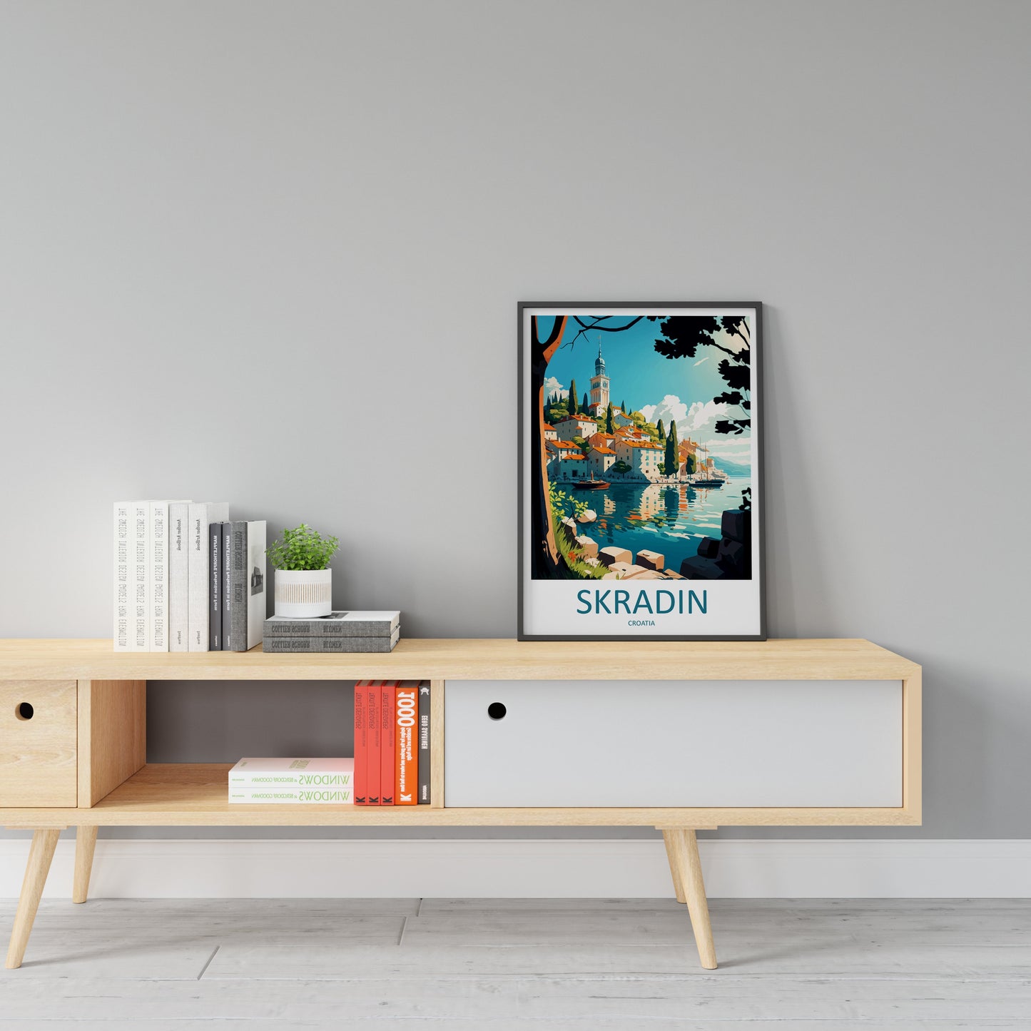 Skradin Travel Print Wall Art Skradin Wall Hanging Home Décor Skradin Gift Art Lovers Croatia Art Lover Gift Skradin Travel Poster Wall Art