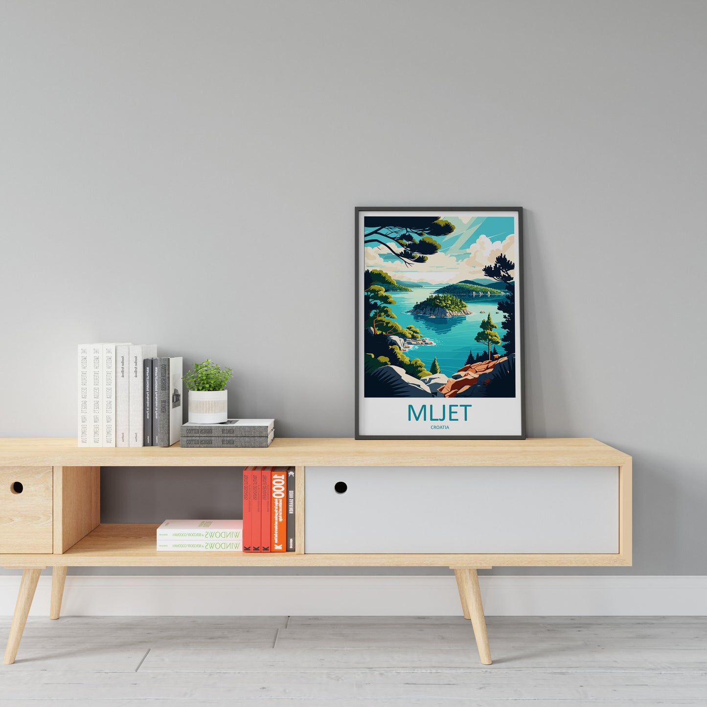 Mljet National Park Travel Print Wall Art Mljet Wall Hanging Home Décor Mljet Gift Art Lovers Croatia Art Lover Gift Mljet Travel Poster Art