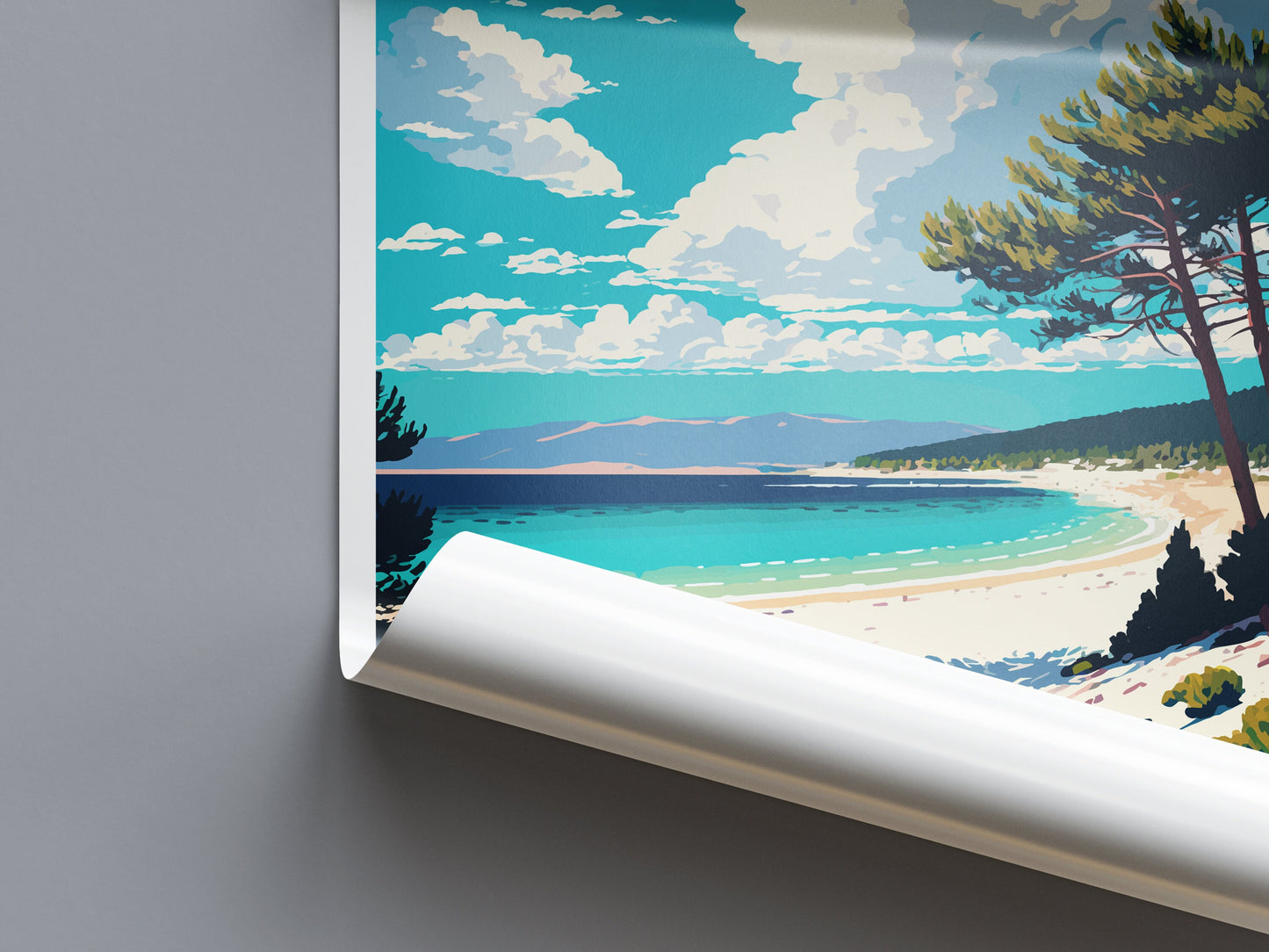 Zlatni Rat Beach Travel Print Wall Art Zlatni Rat Beach Wall Hanging Home Décor Zlatni Rat Beach Gift Art Lovers Croatia Art Lover Gift