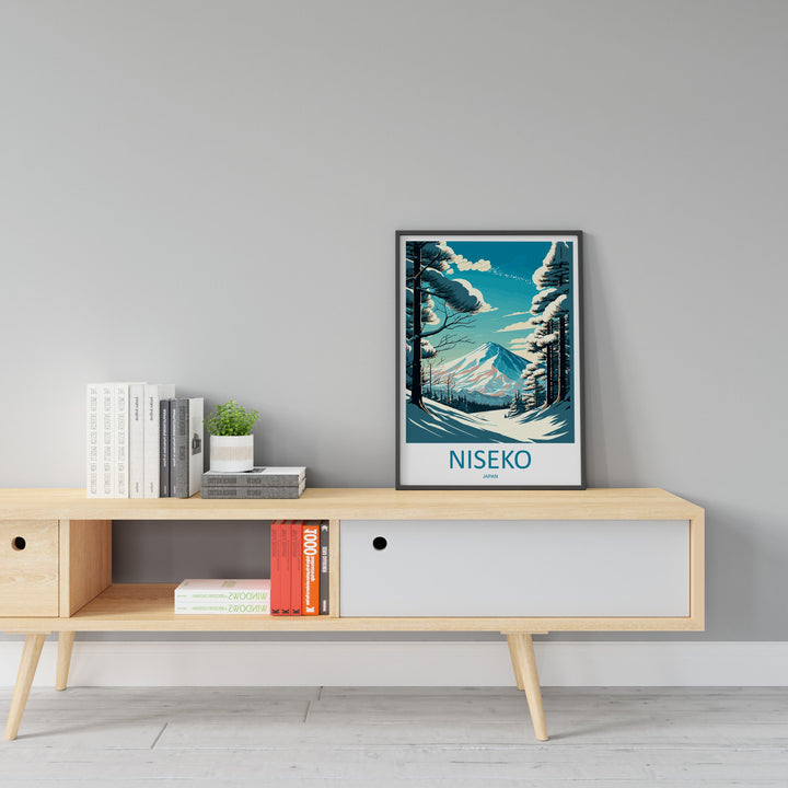 Niseko Travel Print Wall Art Niseko Wall Hanging Home Décor Niseko Gift Art Lovers Ski Art Lover Gift Niseko Print Skiing Niseko Ski Art