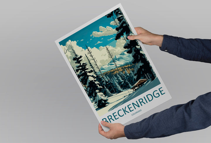 Breckenridge Travel Print Wall Art Breckenridge Wall Hanging Home Décor Breckenridge Gift Art Lovers Ski Art Lover Gift Breckenridge Print
