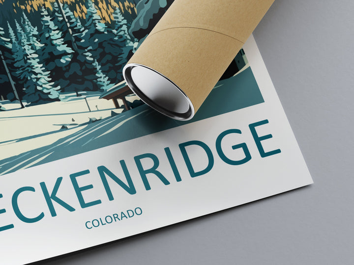 Breckenridge Travel Print Wall Art Breckenridge Wall Hanging Home Décor Breckenridge Gift Art Lovers Ski Art Lover Gift Breckenridge Print