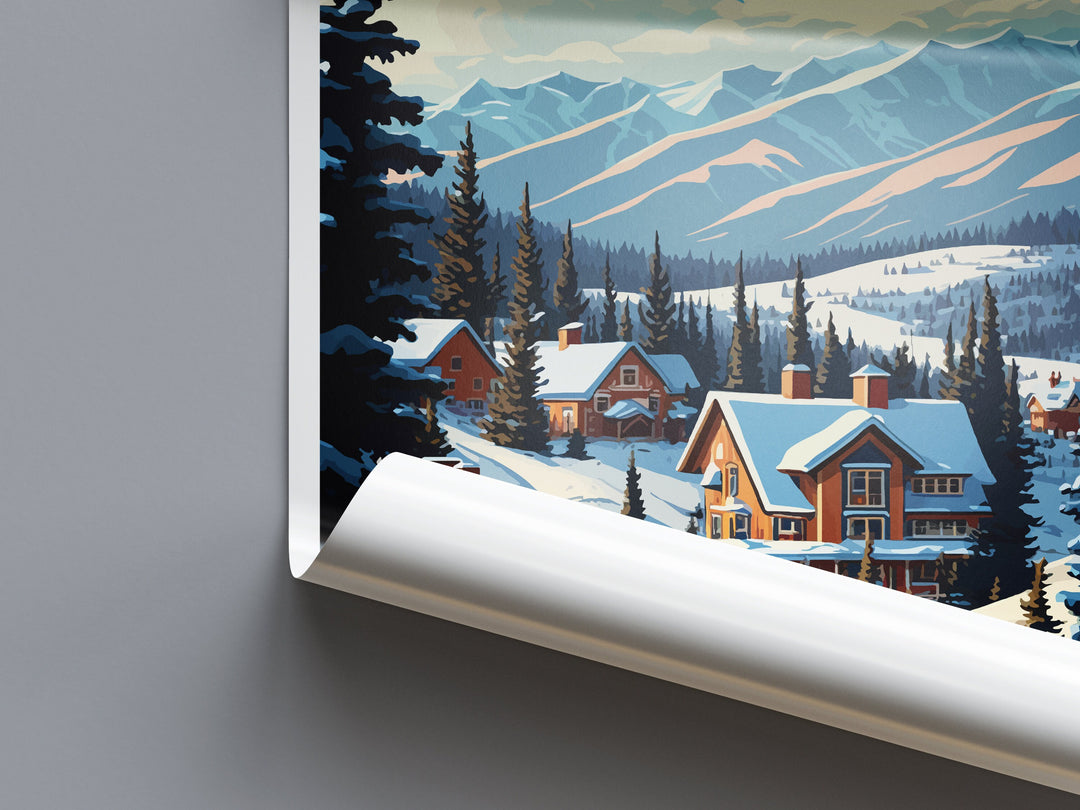 Breckenridge Travel Print Wall Art Breckenridge Wall Hanging Home Décor Breckenridge Gift Art Lovers Ski Art Lover Gift Breckenridge Print