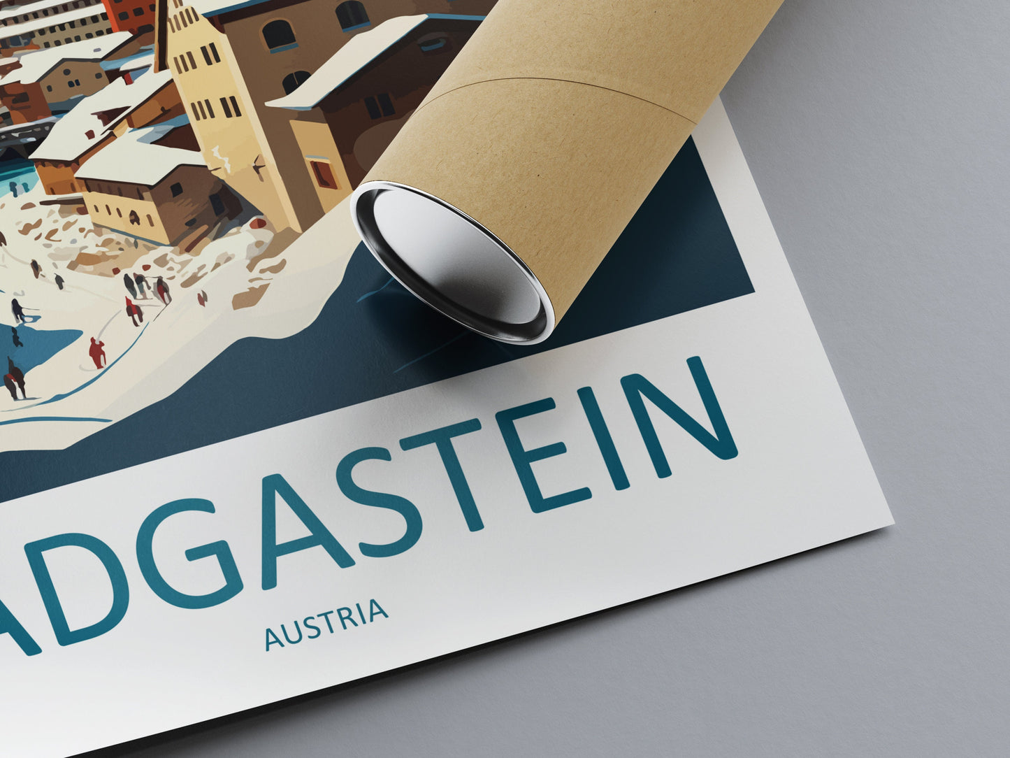 Badgastein Travel Print Wall Art Badgastein Wall Hanging Home Décor Badgastein Gift Art Lovers Austria Art Lover Gift Badgastein Travel