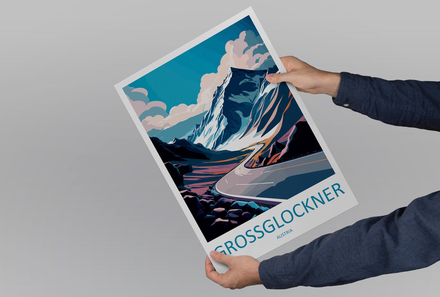 Grossglockner Travel Print Wall Art Grossglockner Wall Hanging Home Décor Grossglockner Gift Art Lovers Austria Art Lover Gift Grossglockner