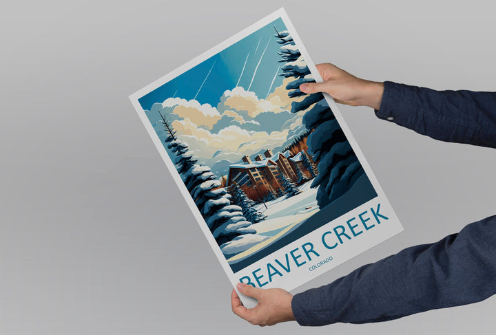 Beaver Creek Travel Print Wall Art Beaver Creek Wall Hanging Home Décor Beaver Creek Gift Art Lovers Ski Art Lover Gift Beaver Creek Print
