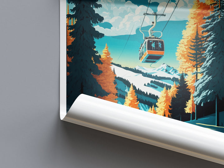 Kitzbuhel Travel Print Wall Art Kitzbuhel Wall Hanging Home Décor Kitzbuhel Gift Art Lovers Ski Art Lover Gift Kitzbuhel Print Austria Ski