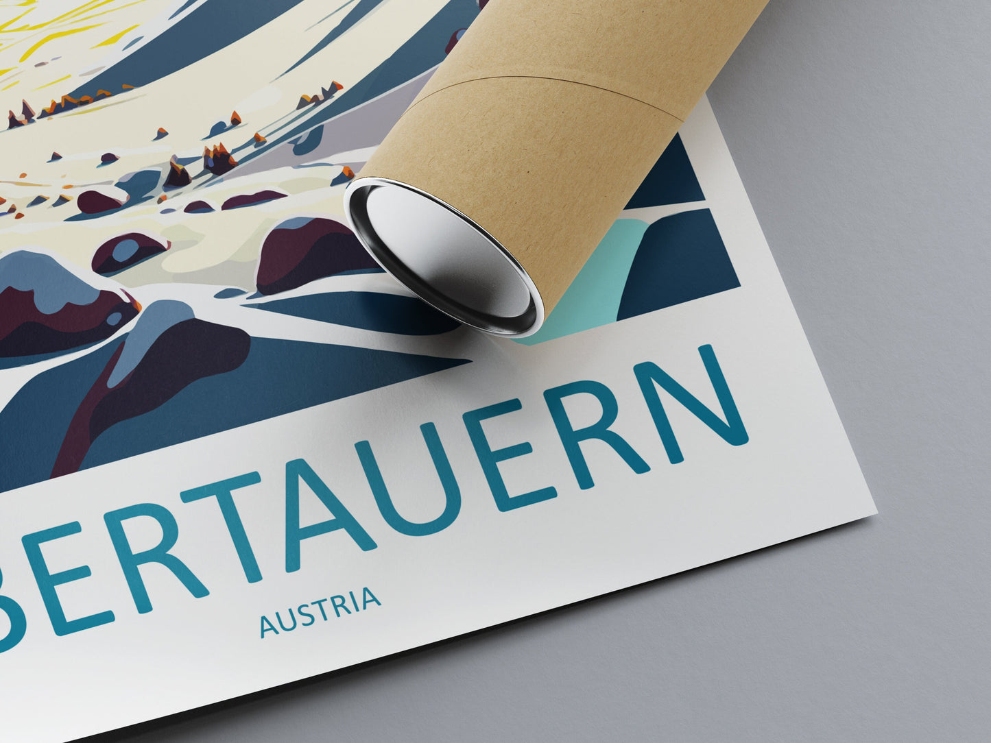 Obertauern Travel Print Wall Art Obertauern Wall Hanging Home Décor Obertauern Gift Art Lovers Austria Art Lover Gift Obertauern Travel Art