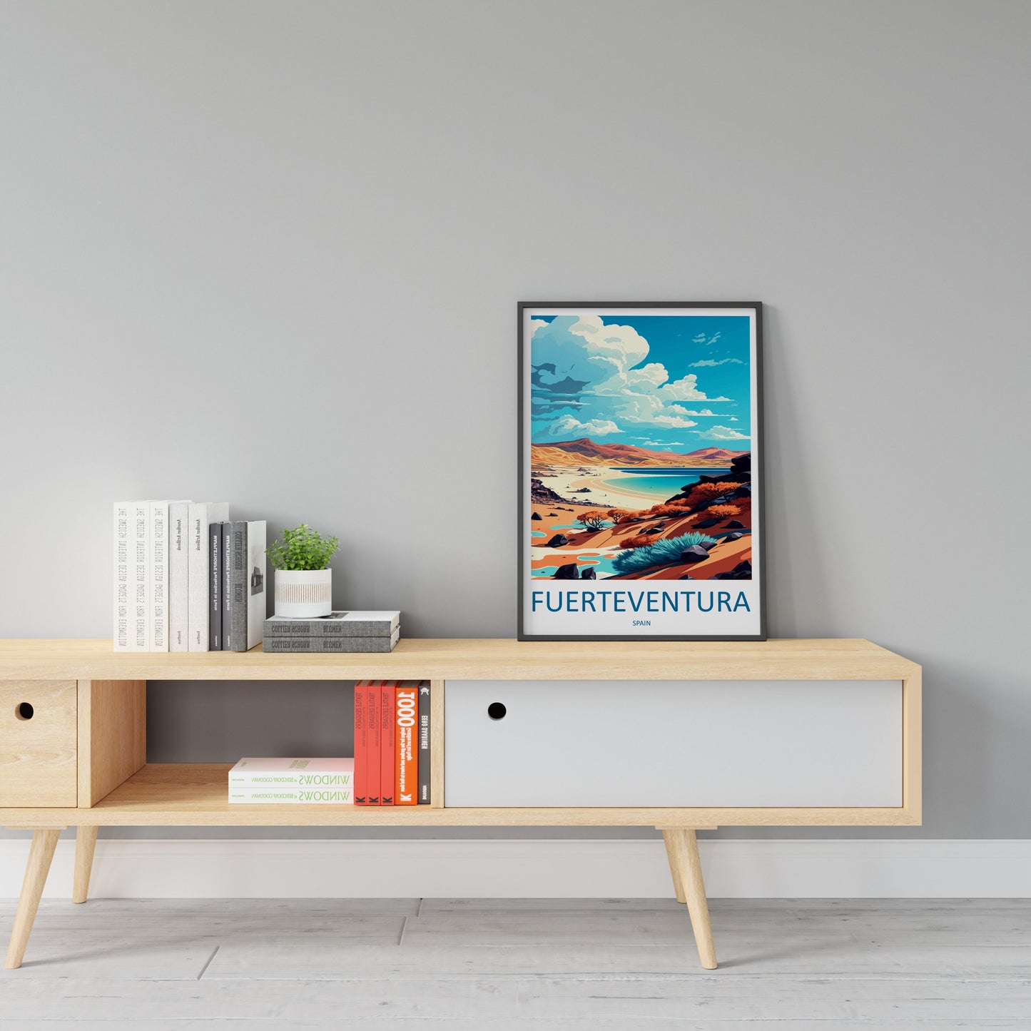 Fuerteventura Travel Print Wall Art Fuerteventura Wall Hanging Home Décor Fuerteventura Gift Art Lovers Spain Art Lover Gift Fuerteventura
