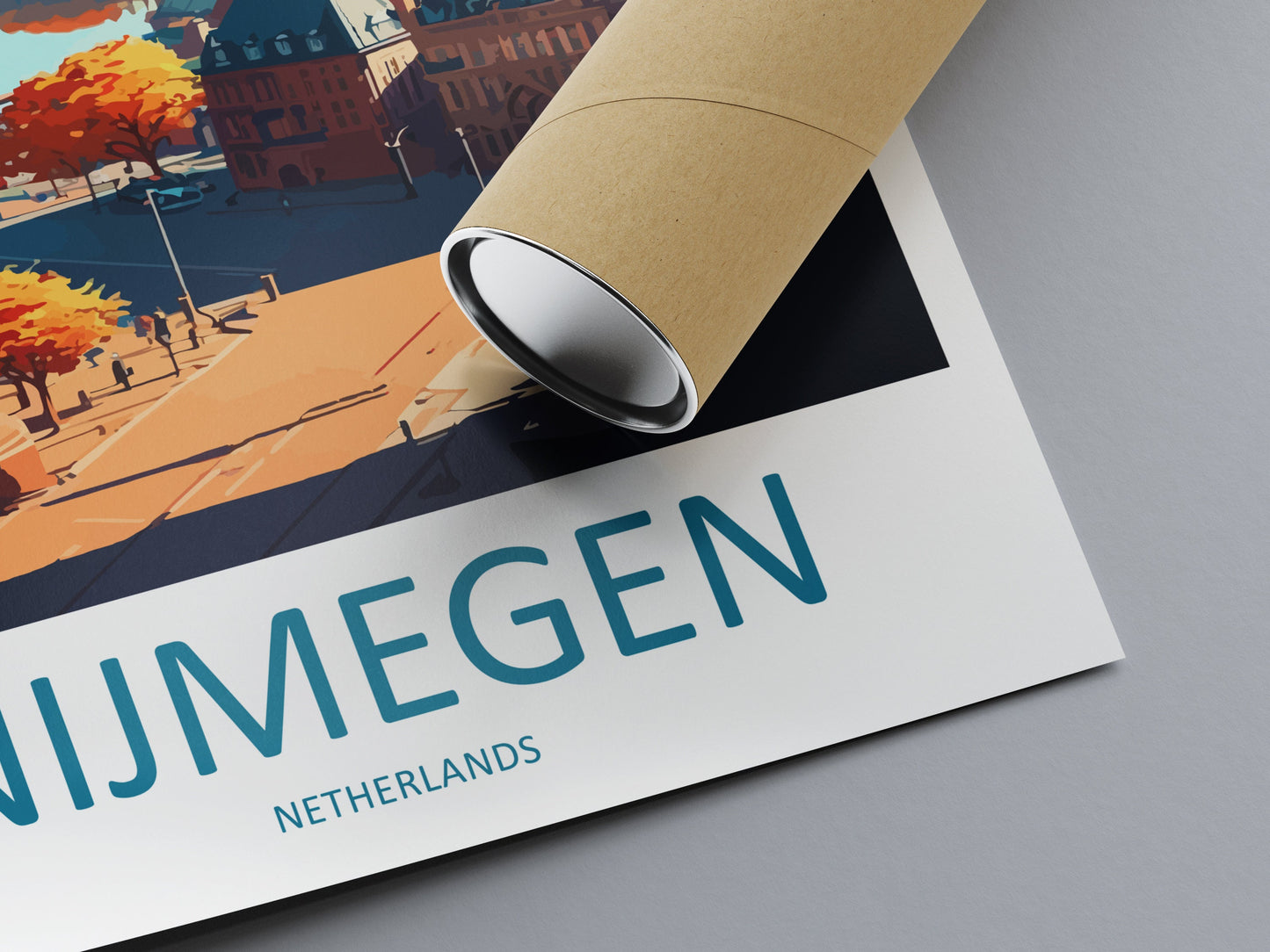 Nijmegen Travel Print Wall Art Nijmegen Wall Hanging Home Décor Nijmegen Gift Art Lovers Netherlands Art Lover Gift Nijmegen Travel Wall Art