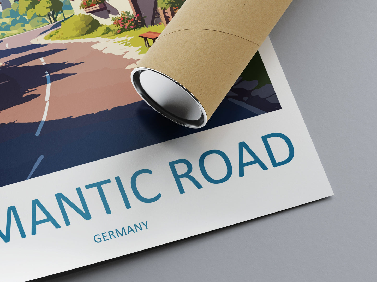 Romantic Road Travel Print Wall Art Romantic Road Wall Hanging Home Décor Romantic Road Gift Art Lovers Germany Art Lover Romantic Road Art