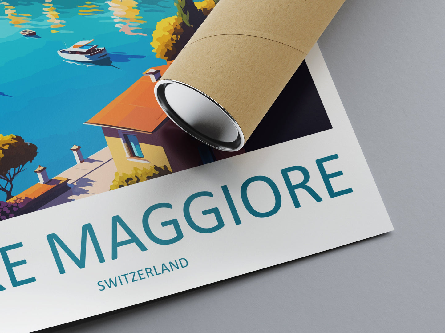 Lake Maggiore Travel Print Wall Art Lake Maggiore Wall Hanging Home Décor Lake Maggiore Gift Art Lovers Switzerland Art Lover Gift Lake Art