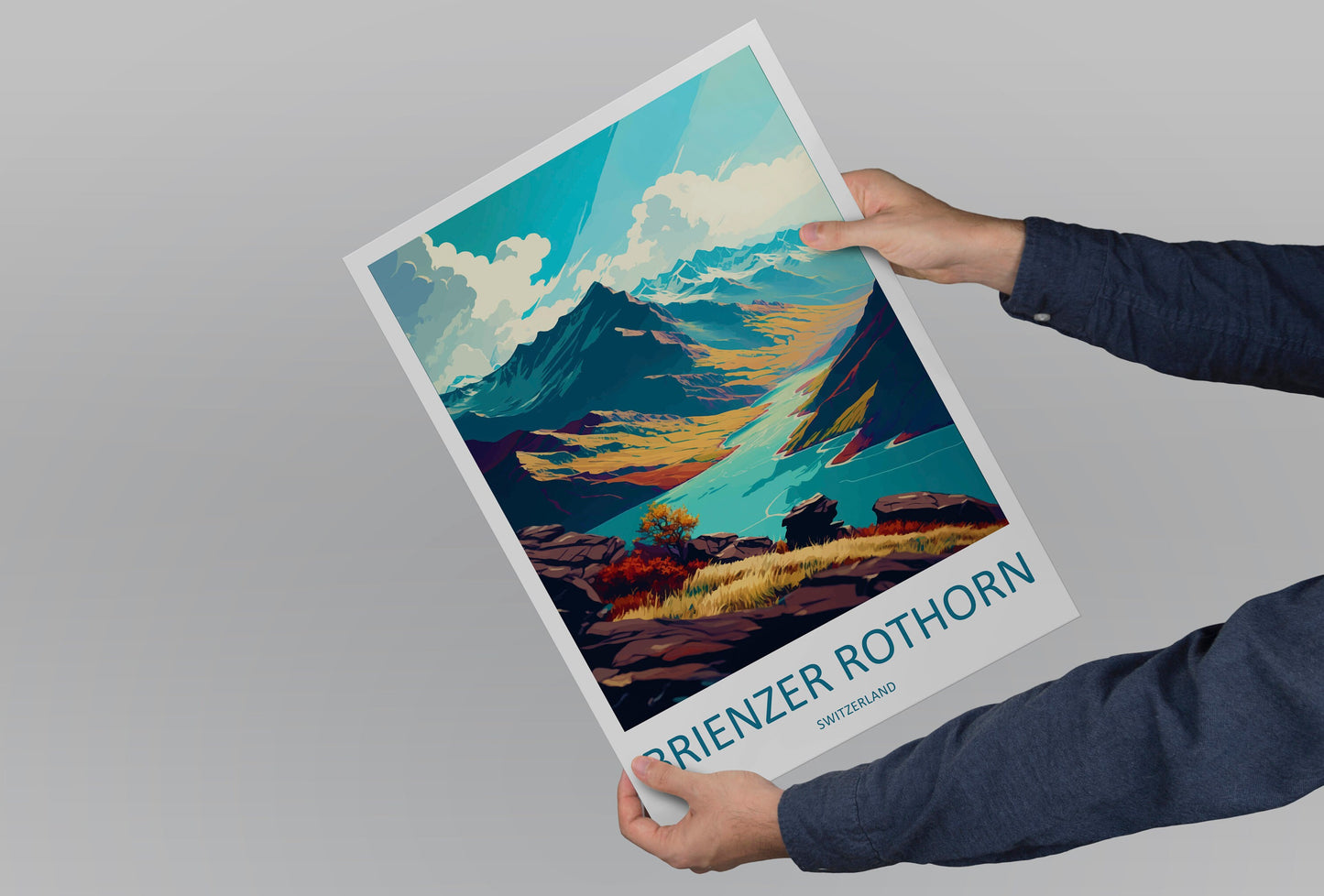 Brienzer Rothorn Travel Print Wall Art Brienzer Rothorn Wall Hanging Home Décor Brienzer Rothorn Gift Art Lovers Switzerland Art Lover Gift