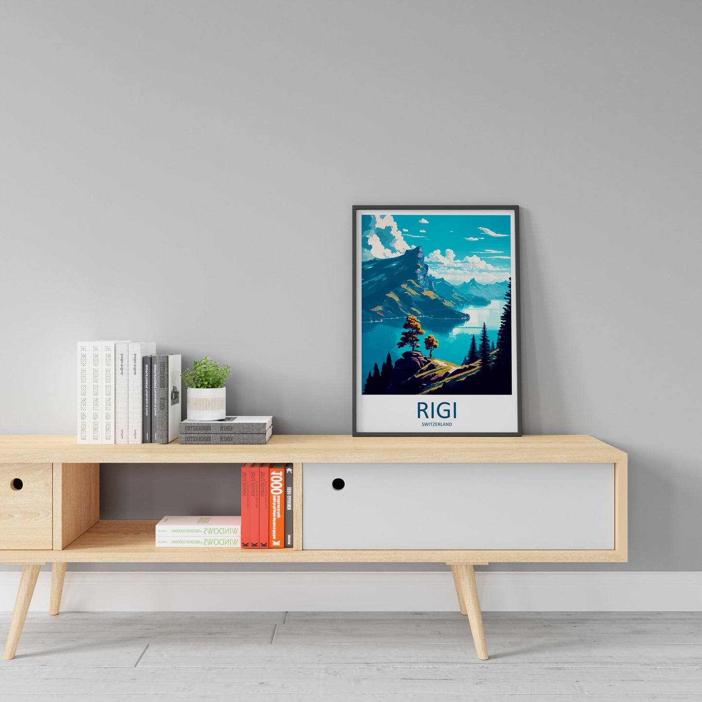 Rigi Travel Print Wall Art Rigi Wall Hanging Home Décor Rigi Gift Art Lovers Switzerland Art Lover Gift Rigi Travel Art Wall Gift