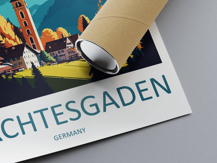 Berchtesgaden Travel Print Wall Art Berchtesgaden Wall Hanging Home Décor Berchtesgaden Gift Art Lovers Germany Art Lover Gift Berchtesgaden