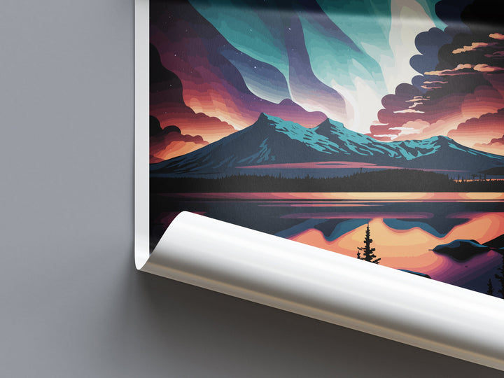 Abisko Travel Print Wall Art Abisko Wall Hanging Home Décor Abisko Gift Art Lovers Sweden Art Lover Gift Abisko Travel Art Poster