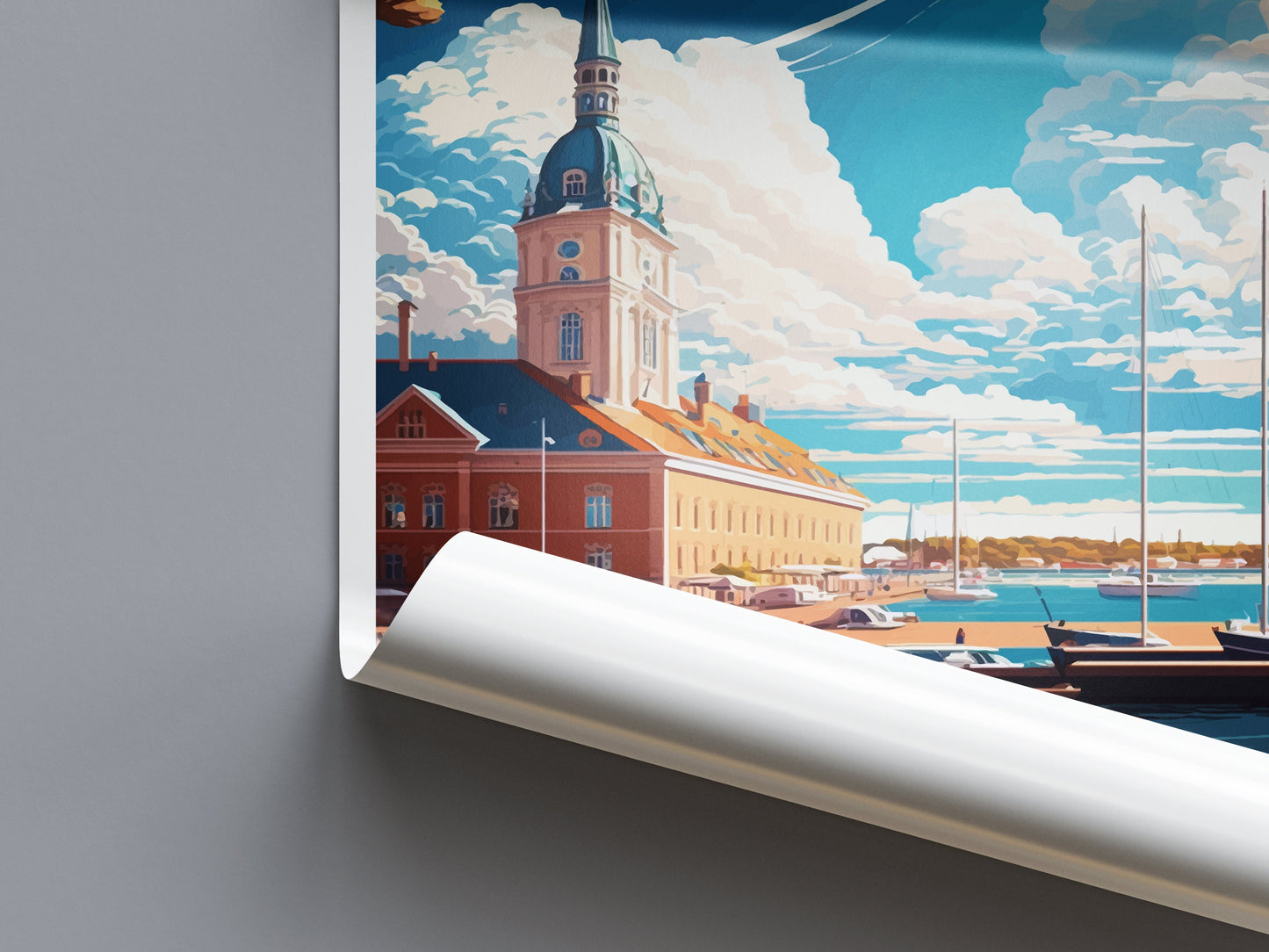 Jonkoping Travel Print Wall Art Jonkoping Wall Hanging Home Décor Jonkoping Gift Art Lovers Sweden Art Lover Gift Jonkoping Travel Art Print
