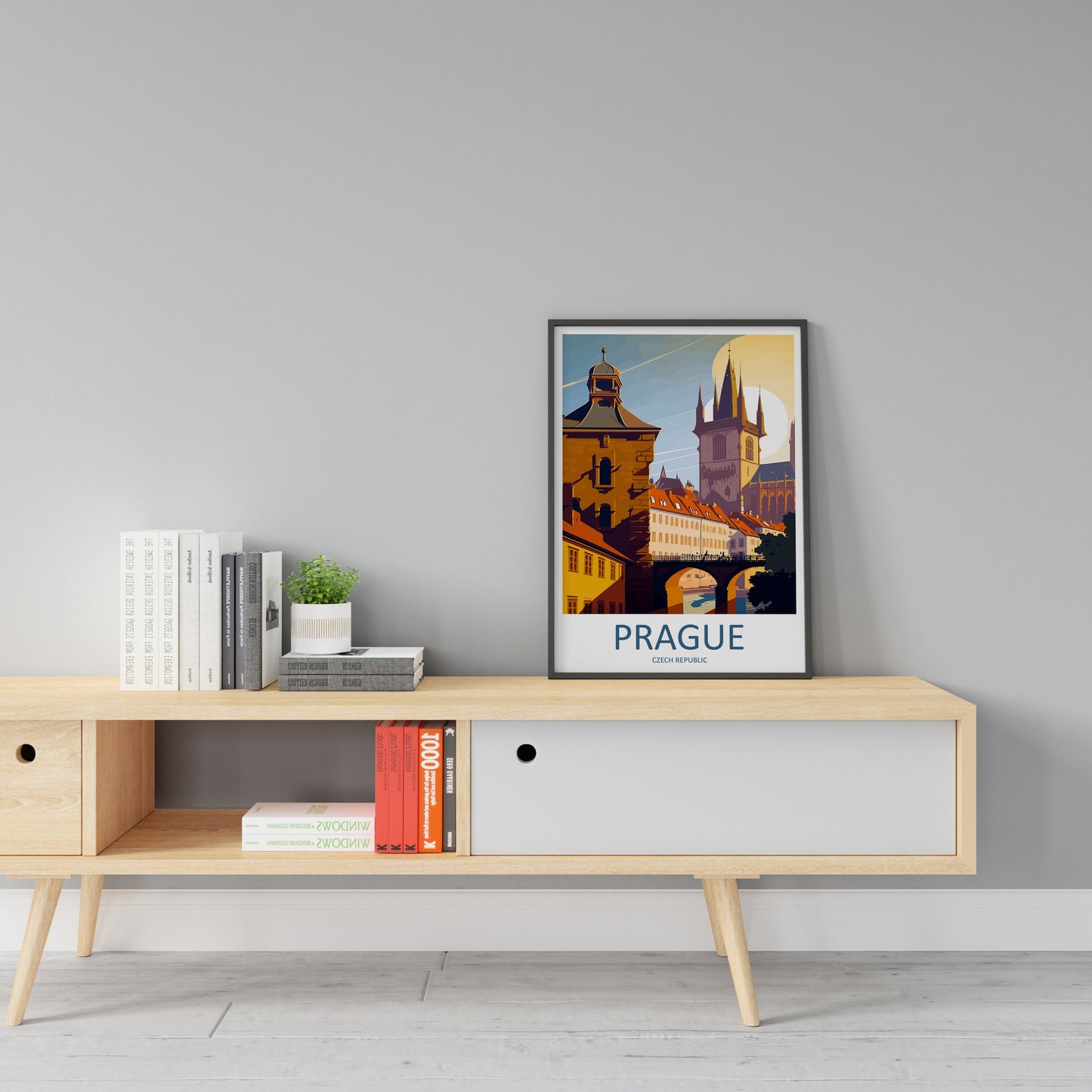 Prague Travel Print Wall Art Prague Wall Hanging Home Décor Prague Gift Art Lovers Czech Republic Art Lover Gift Prague Art Decor