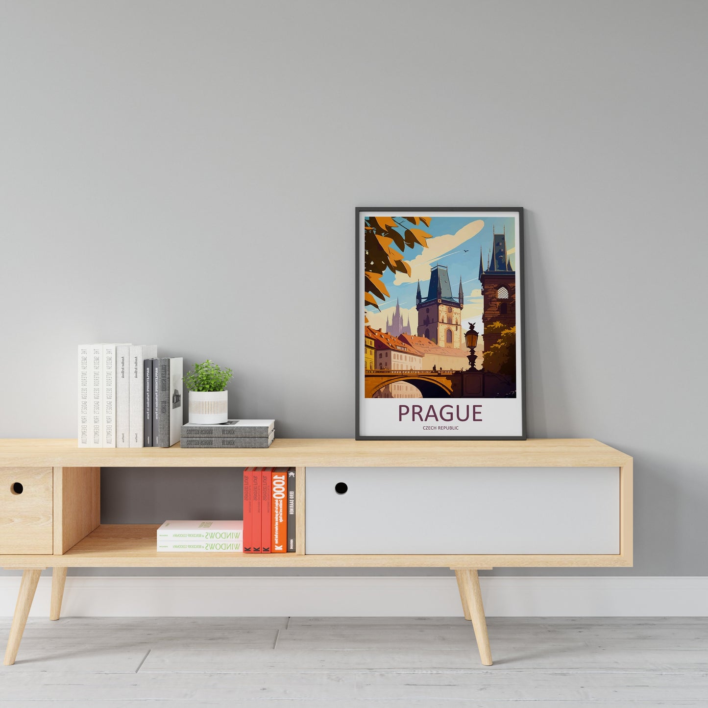 Prague Travel Print Wall Art Prague Wall Hanging Home Décor Prague Gift Art Lovers Czech Republic Art Lover Gift Prague Art Decor