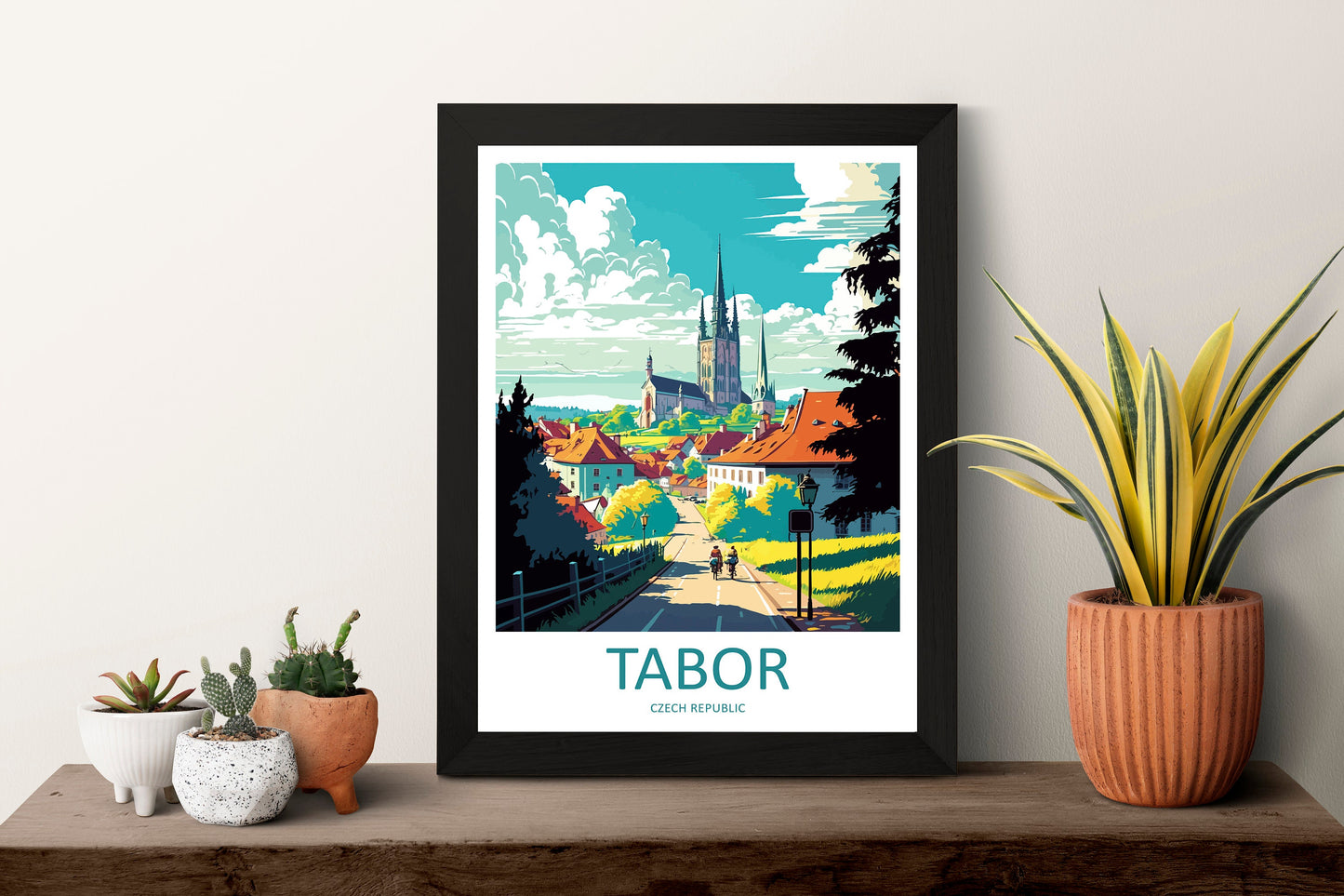 Tabor Travel Print Wall Art Tabor Wall Hanging Home Décor Tabor Gift Art Lovers Czech Republic Art Lover Gift Tabor Art Decor