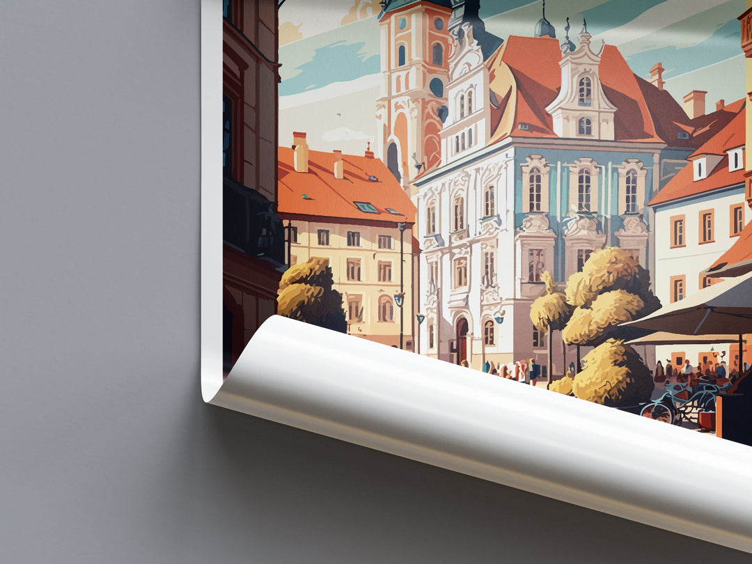 Mariánské Lázně Travel Print Wall Art Mariánské Lázně Wall Hanging Home Décor Mariánské Lázně Gift Art Lovers Czech Republic Art Lover Gift