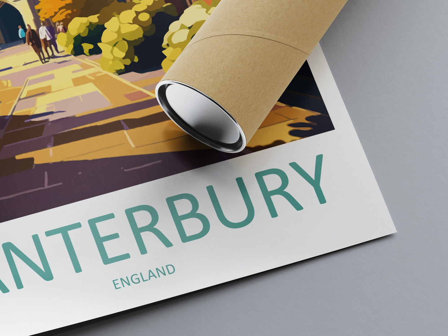 Canterbury Travel Print Wall Art Canterbury Wall Hanging Home Décor Canterbury Gift Art Lovers Art Lover Gift Canterbury Travel Art Gift